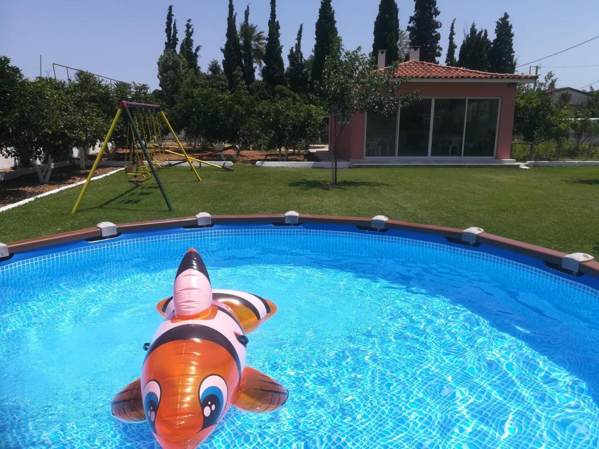 Marathon Beachside Villa 100M From The Beach Schinias Luaran gambar