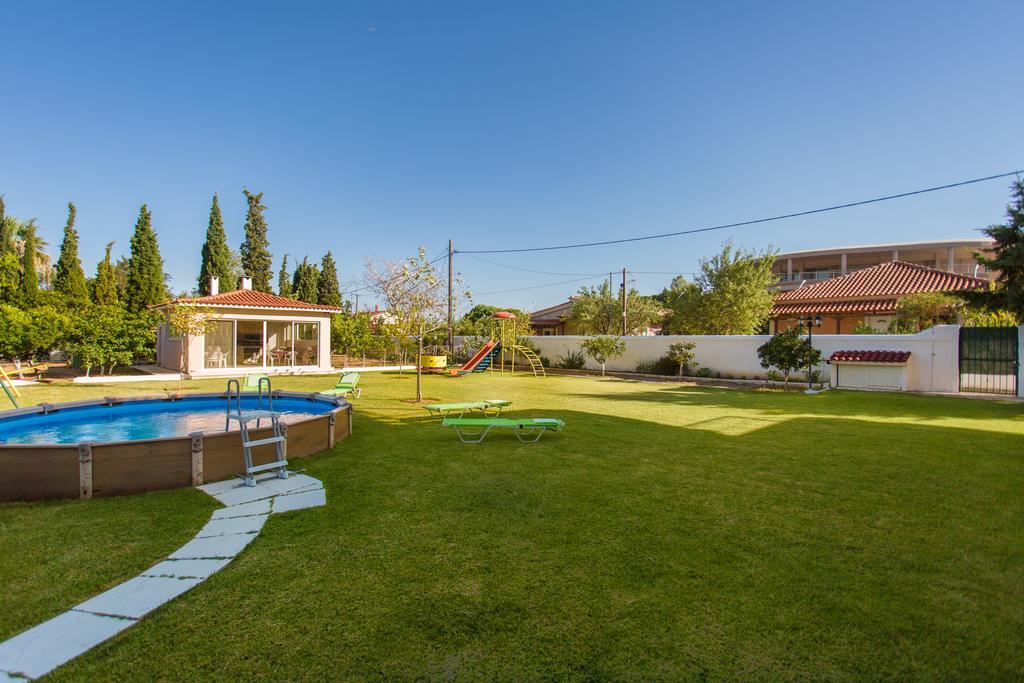 Marathon Beachside Villa 100M From The Beach Schinias Luaran gambar