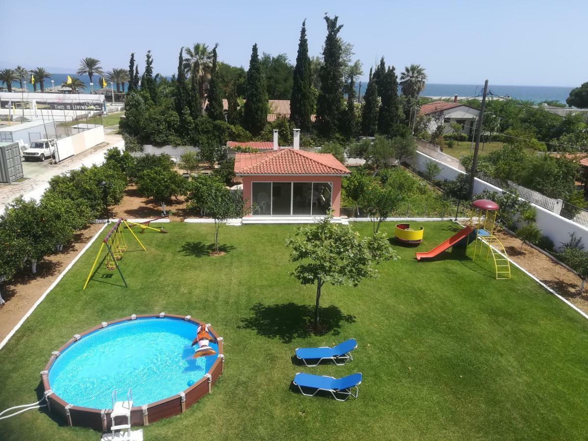 Marathon Beachside Villa 100M From The Beach Schinias Luaran gambar