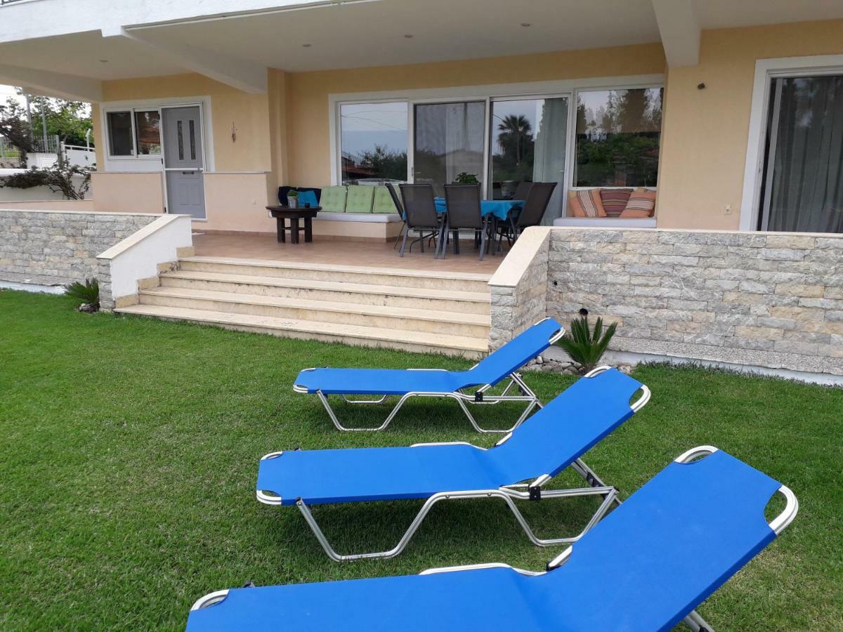 Marathon Beachside Villa 100M From The Beach Schinias Luaran gambar