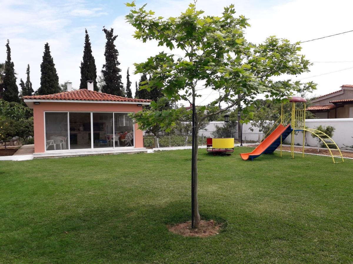 Marathon Beachside Villa 100M From The Beach Schinias Luaran gambar